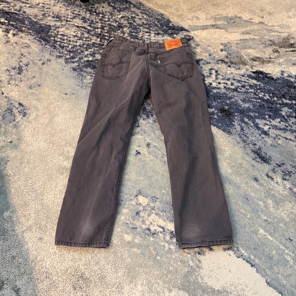 5 Pair Lee & Levi’s Men's Straight Leg Jeans in Blue and Black - Picture 4 of 16